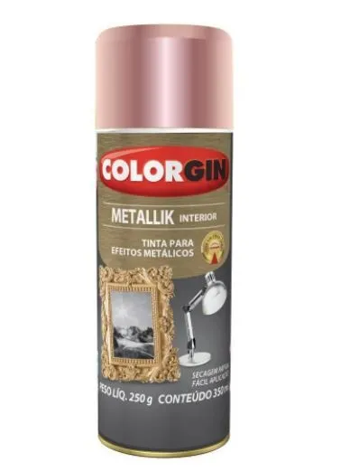 Imagem do produto Tinta Spray Colorgin Rose Gold 350ml